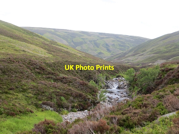 Photo 6"x4" Upper Glen Bruar Meall Odhar Ailleag c2013
