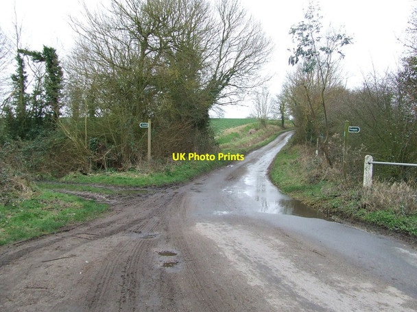Photo 6"x4" Footpath Off Peppers Way Framlingham c2014