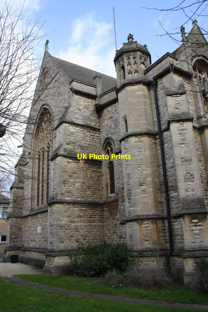 Photo 6"x4" West face of St Matthew's Church, Marlborough Road Oxford\/SP5106 c2014