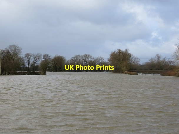 Photo 6"x4" Floods, Newtown Leominster c2014
