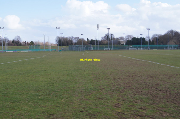 Photo 6"x4" Down Grange playing fields Kempshott c2014