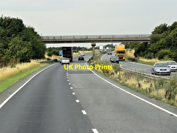 Photo 6"x4" Westbound A14, Wilbraham Road Bridge Bottisham c2013