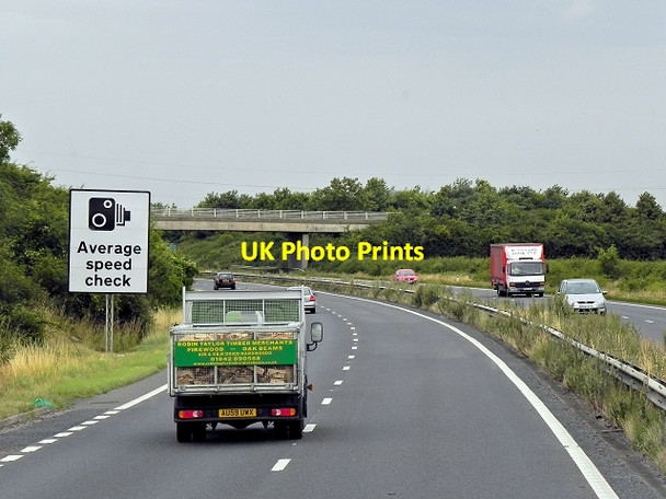 Photo 6"x4" Westbound A14 Fen Ditton c2013