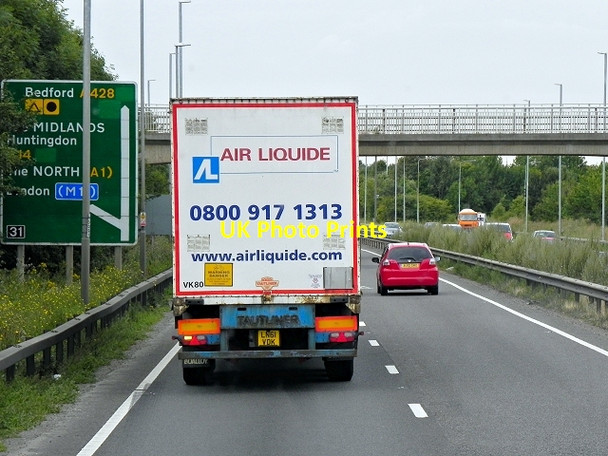 Photo 6"x4" Westbound A14 Approaching Girton Interchange Girton\/TL4262 c2013