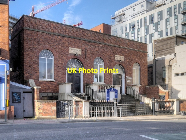 Photo 6"x4" Chapel Street and Hope United Reformed Church Manchester c2014