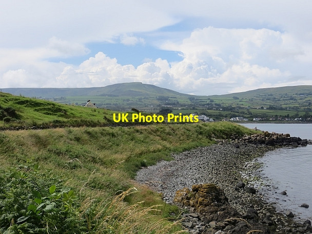 Photo 6"x4" Beach, Ballygally Head Ballygalley c2013