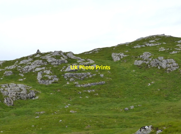 Photo 6"x4" Cairn, unmarked on OS map Br\u00e0igh Uladail c2014