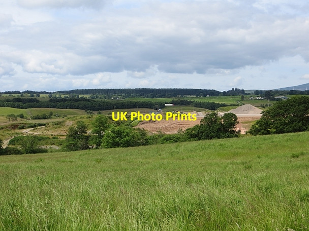 Photo 6"x4" Gravel pits, Nether Murthat Mid Murthat c2014