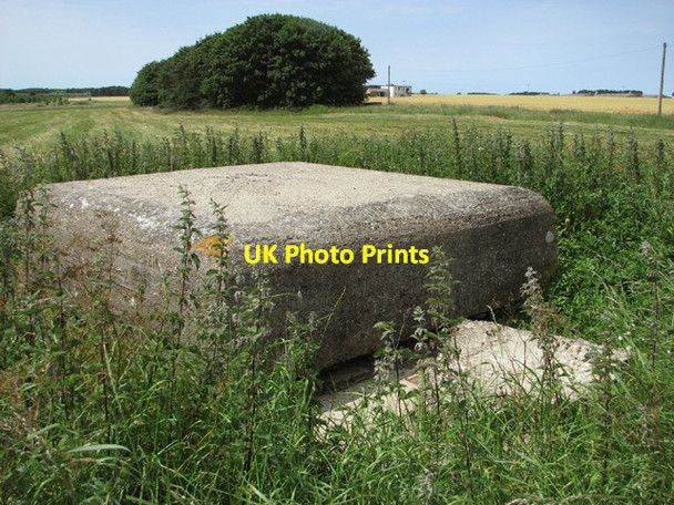 Photo 6"x4" WW2 Battle Headquarters Langham\/TG0041 c2014