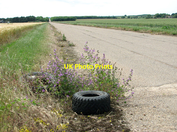 Photo 6"x4" View along the remains of the SW runway Cockthorpe c2014