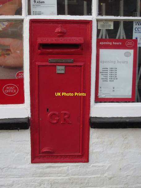 Photo 6"x4" Georgian postbox Tingewick c2014