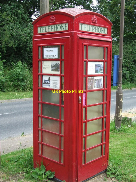 Photo 6"x4" Former Telephone Box Fressingfield c2014
