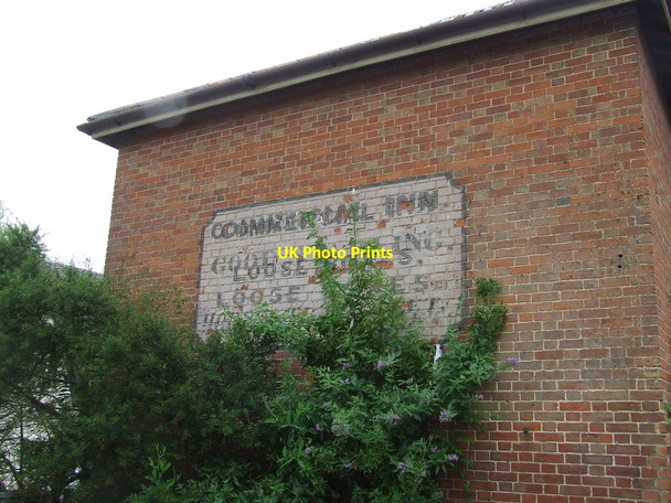 Photo 6"x4" Old Ghost Sign Fressingfield c2014