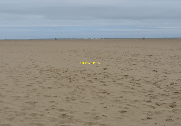 Photo 6"x4" Wide, sandy beach at Wells-Next-The-Sea Wells-Next-The-Sea c2014