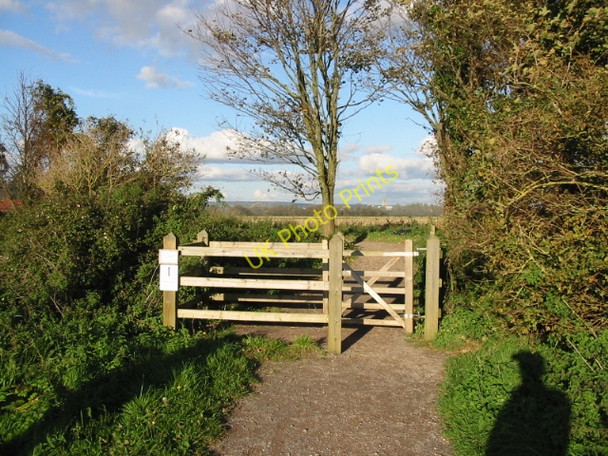 Photo 6"x4" Entrance to new path and cycle track Chichester c2008