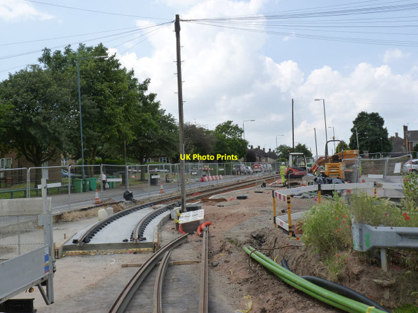 Photo 6"x4" Trackwork progress at Holy Trinity Brook Hill\/SK5633 c2014