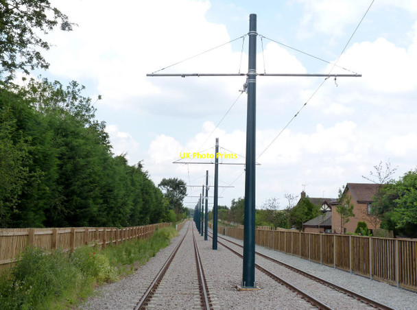 Photo 6"x4" Looking north from Compton Acres tram stop West Bridgford c2014