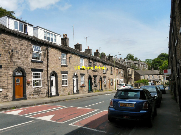 Photo 6"x4" Mottram Road, Broadbottom Charlesworth c2014