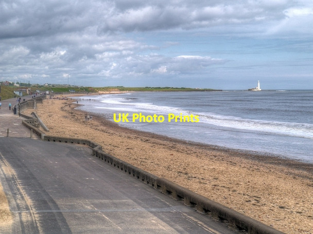 Photo 6"x4" Whitley Bay Promenade Whitley Bay c2014