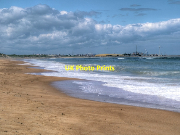 Photo 6"x4" Blyth Beach (Looking Towards Blyth) South Beach\/NZ3279 c2014