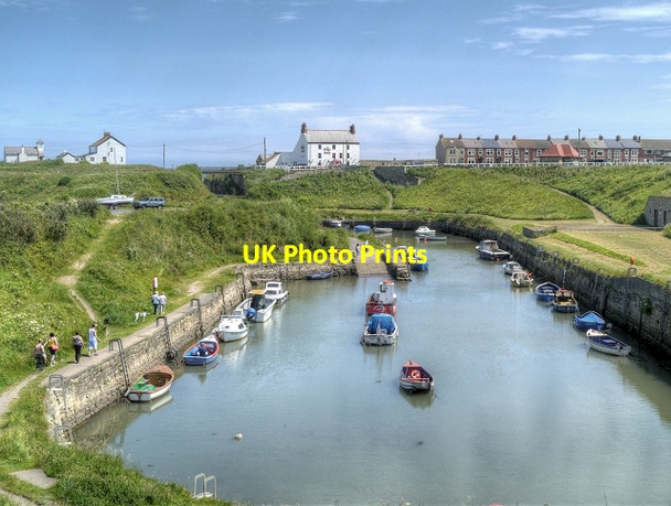 Photo 6"x4" Seaton Sluice Harbour Seaton Sluice c2014
