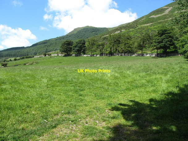 Photo 6"x4" Grazing land at the foot of the Mournes Rostrevor c2014
