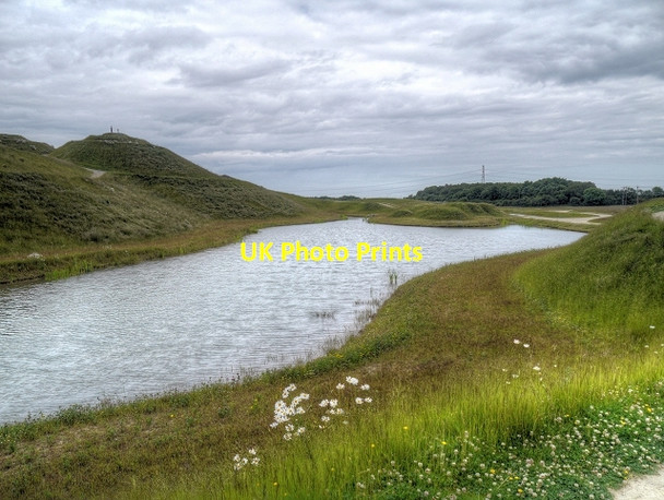 Photo 6"x4" Northumberlandia, Lake Shotton\/NZ2278 c2014