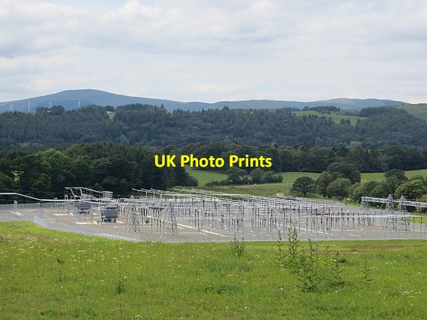 Photo 6"x4" New substation Mid Murthat c2014
