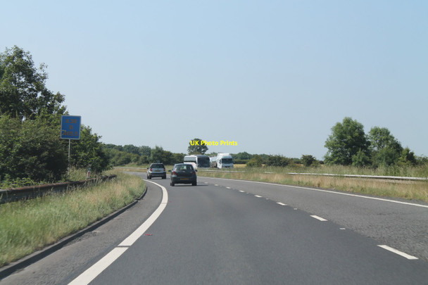 Photo 6"x4" A38 turning south Alfreton c2014