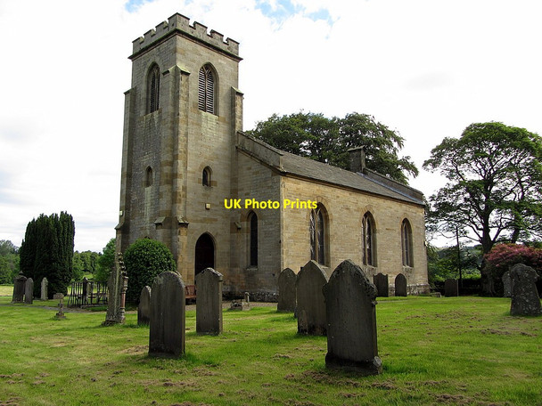 Photo 6"x4" St. Michael's Church, Wark Wark\/NY8677 c2014