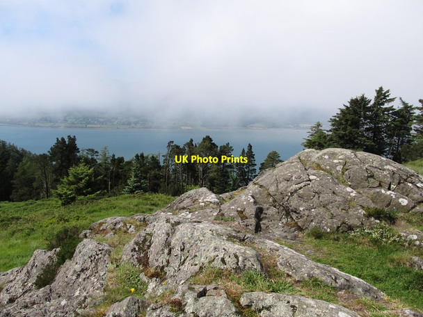 Photo 6"x4" Outcrops of Silurian rocks on the summit of Cloughmore Rostrevor c2014