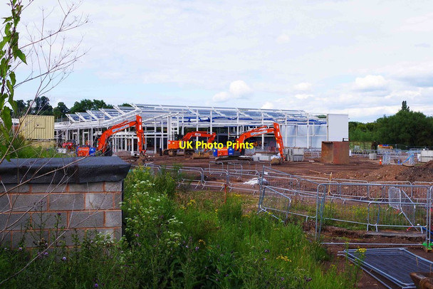Photo 6"x4" Construction of new Tesco supermarket, Severn Road, Stourport-on-Severn Stourport-on-Severn c2014
