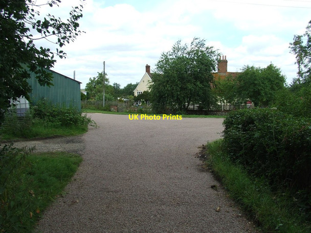 Photo 6"x4" Entering Home Farm Framlingham c2014