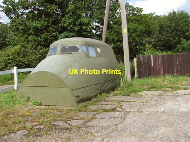 Photo 6"x4" Old aircraft cockpit Upper Holton c2014