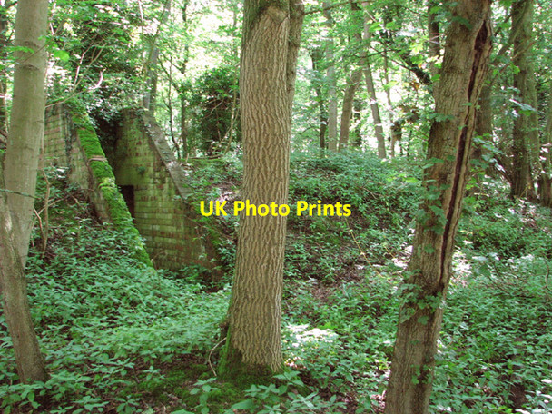 Photo 6"x4" Air raid shelter on Site 3 Upper Holton c2014