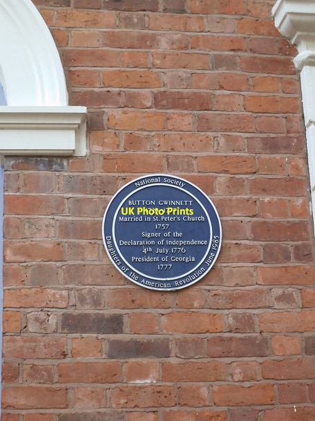 Photo 6"x4" Gwinnett Plaque Wolverhampton c2014