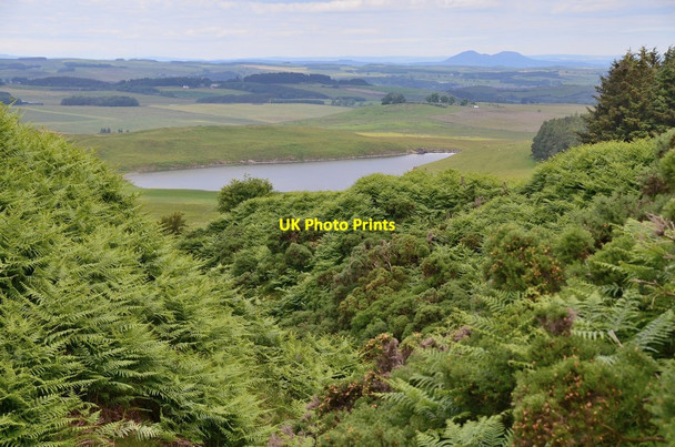 Photo 6"x4" Barnes Loch from Penchrise Stobs Castle c2014