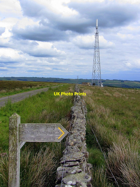 Photo 6"x4" Pennine Way at Ealingham Rigg Bellingham\/NY8383 c2014