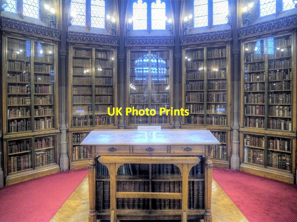 Photo 6"x4" Reading Room, John Rylands Library Manchester c2014