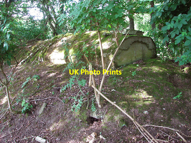 Photo 6"x4" WW2 air raid shelter Topcroft Street c2014