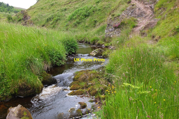 Photo 6"x4" River North Esk above Carlops Carlops c2014