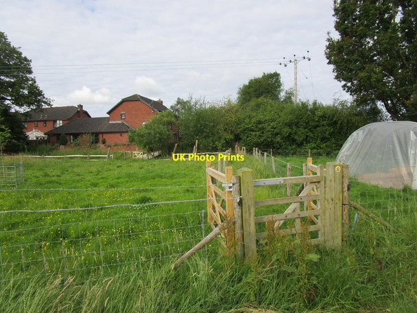 Photo 6"x4" Footpath to Orchard Rise, Tibberton Highleadon c2014