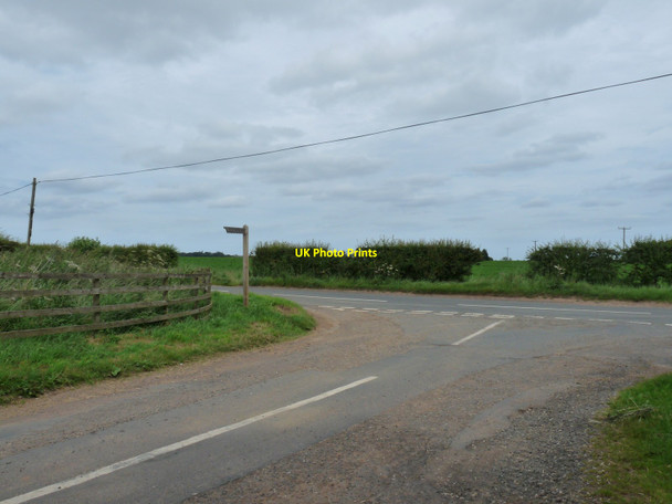 Photo 6"x4" Junction with Oldcastles road and B6437 Chirnside c2014