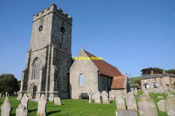 Photo 6"x4" Chale church Chale c2014