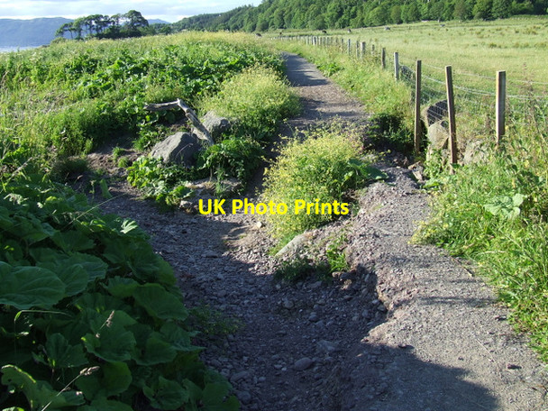 Photo 6"x4" Path at Lunderston Bay Inverkip c2014