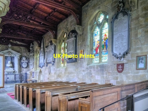 Photo 6"x4" The South Aisle, St Mary's Church Masham c2014