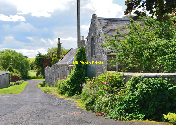 Photo 6"x4" Lane near Ednam church Edham c2014