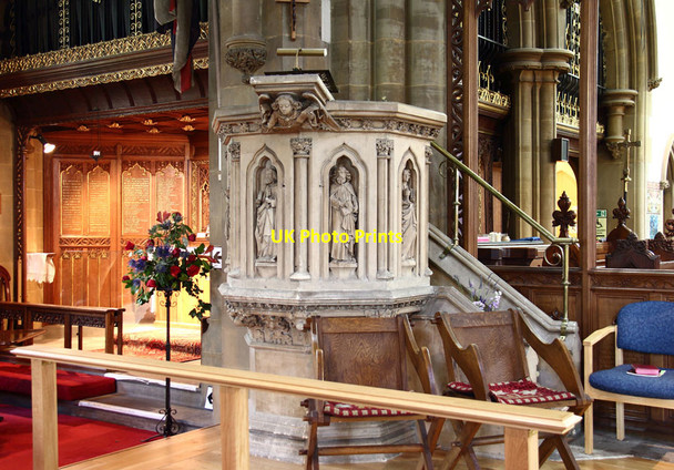 Photo 6"x4" St Peter, Croydon - Pulpit Croydon\/TQ3365 c2014