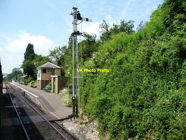 Photo 6"x4" Signal, east end, Medstead & Four Marks Station Four Marks c2014