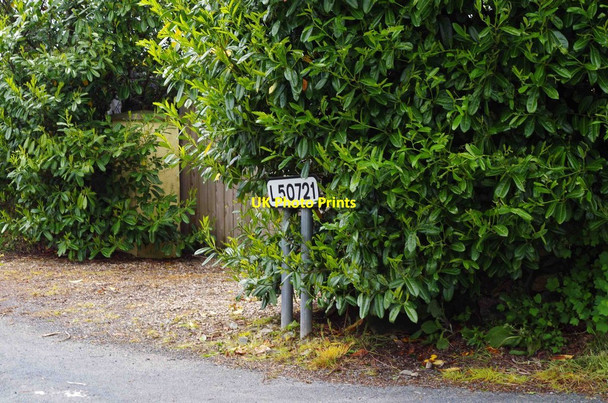 Photo 6"x4" Road sign for L50721, near Ballyduff Cross Roads, Co. Wicklow Roundwood c2014